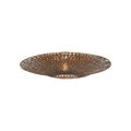 Plafonnier Bali bambou naturel et noir 87 cm E27