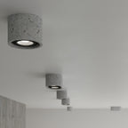Plafonnier Basic 1 béton, downlight au plafond