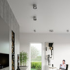 Plafonniers Basic en béton dans un intérieur loft