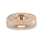 Plafonnier Bromo bambou naturel 60 cm E27