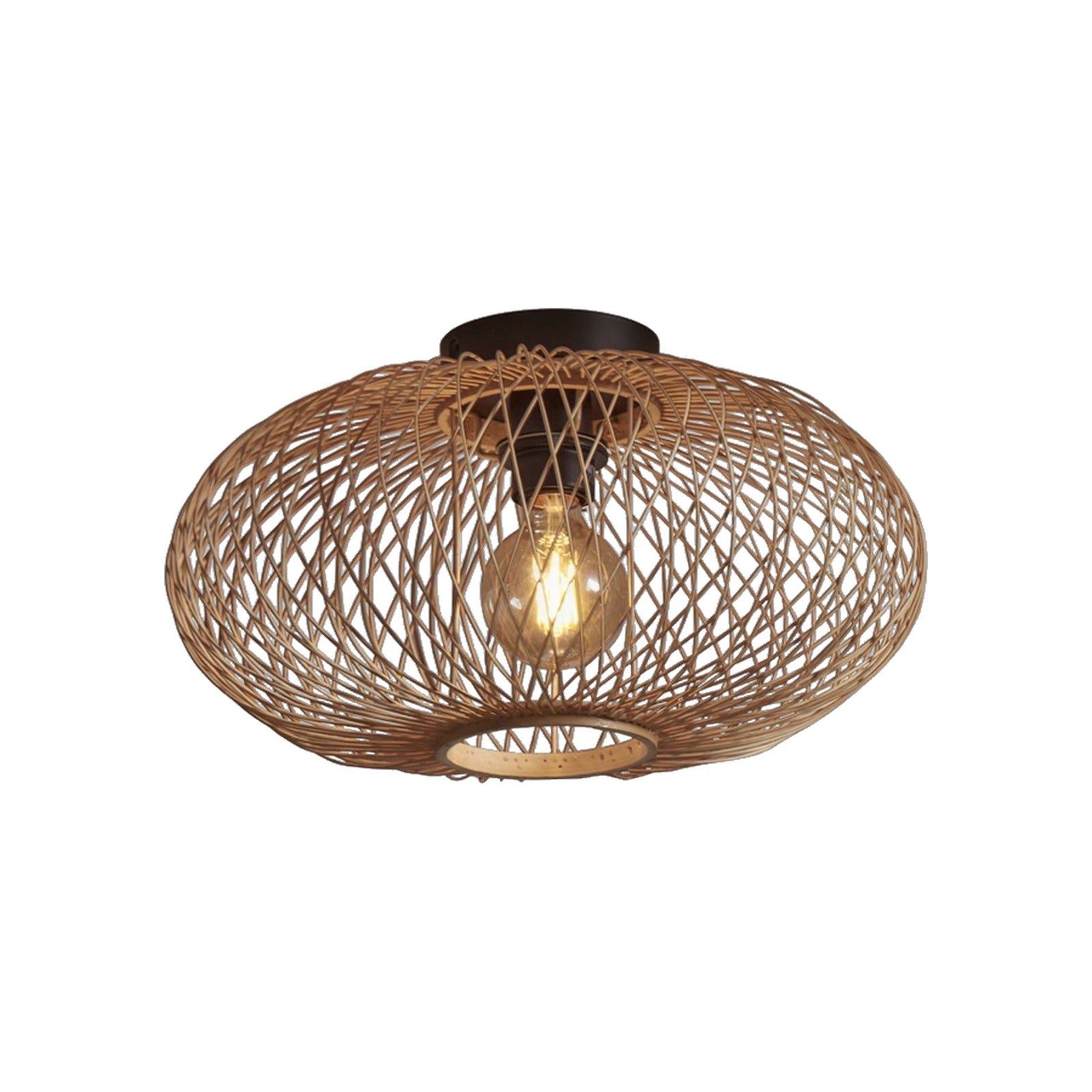 Plafonnier Cango bambou naturel 40 cm E27