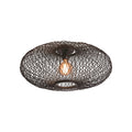 Plafonnier Cango bambou noir 60 cm E27