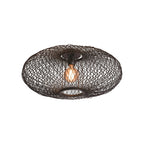 Plafonnier Cango bambou noir 60 cm E27