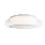 Plafonnier Duo 34 cm blanc