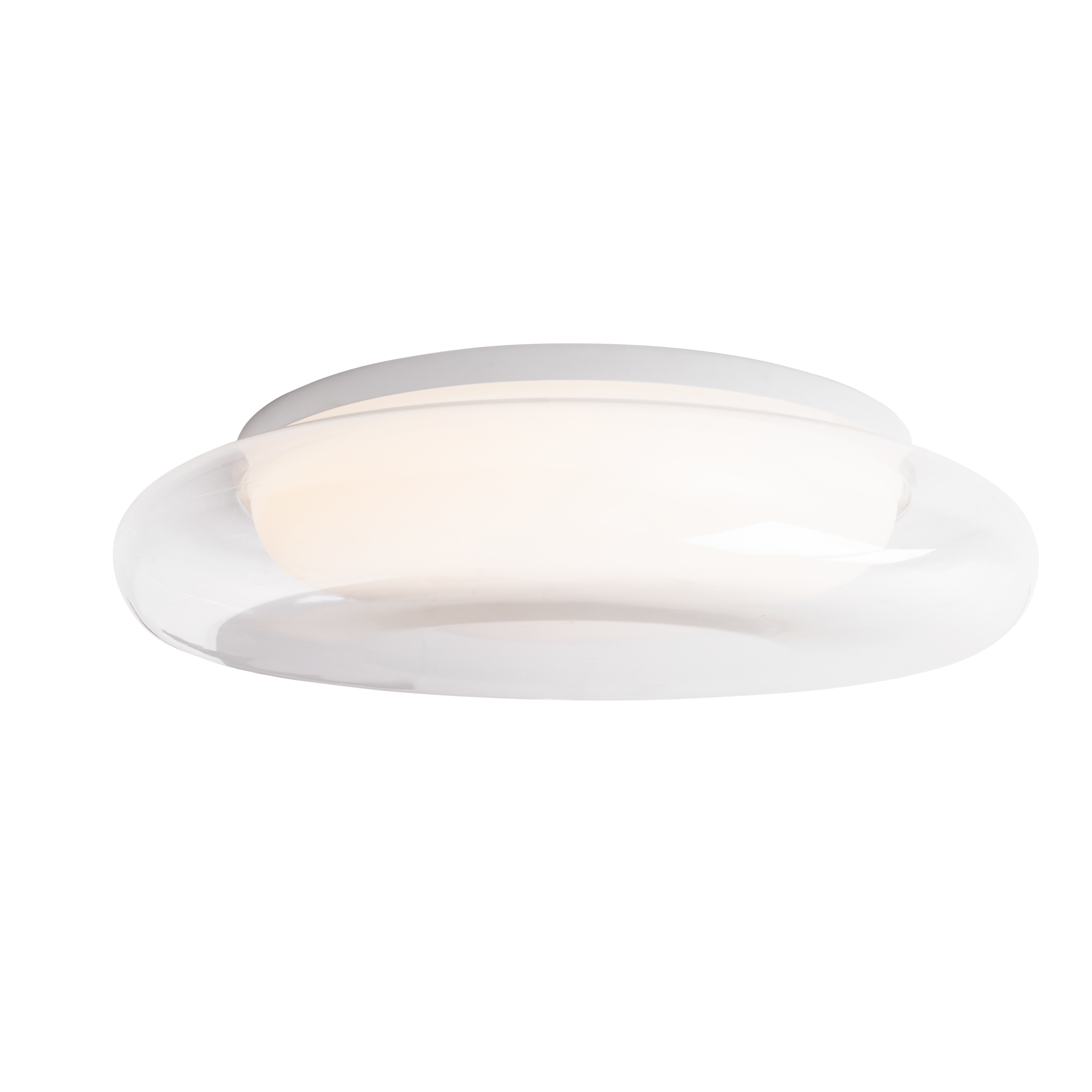 Plafonnier Duo 34 cm blanc