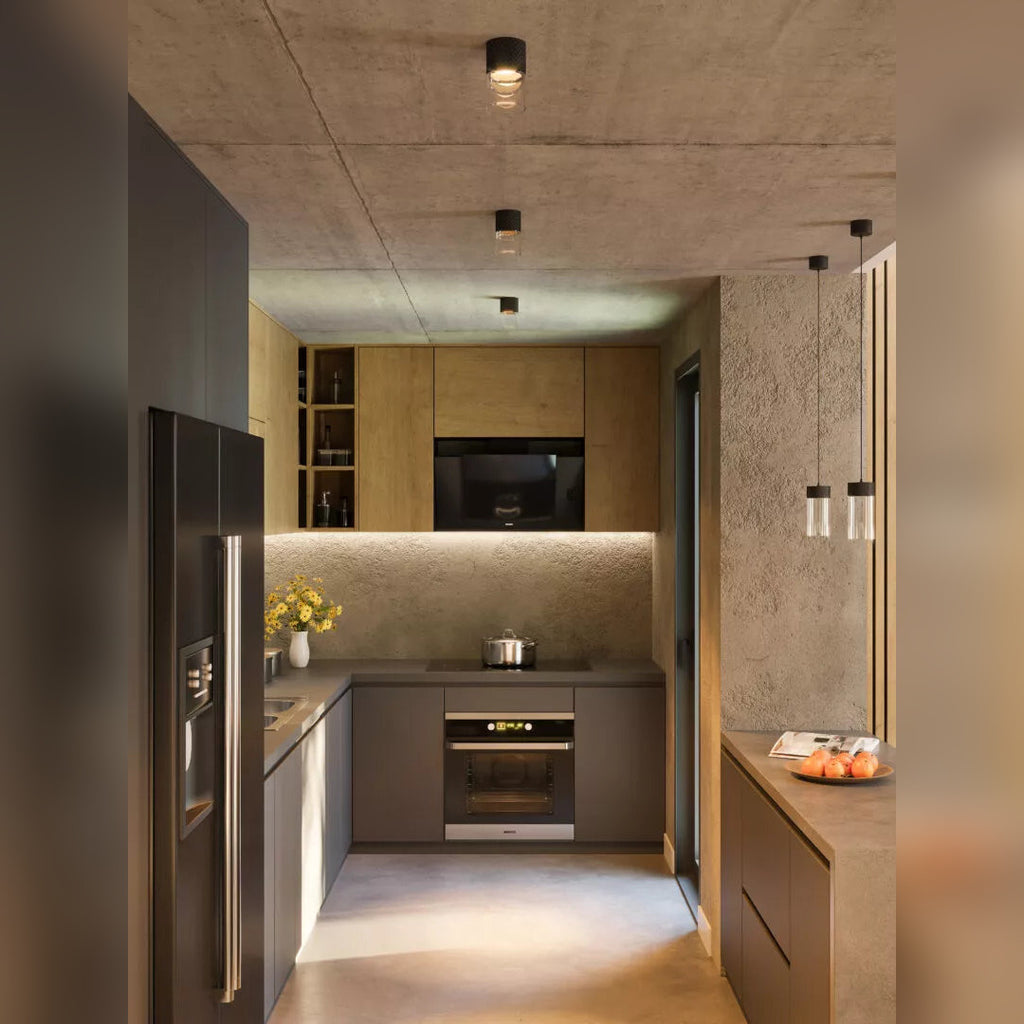 Plafonnier Fusion noir, vue 4