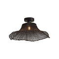 Plafonnier Ibiza bambou noir 50 cm E27
