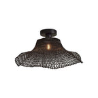 Plafonnier Ibiza bambou noir 50 cm E27