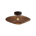 Plafonnier Iguazu jute naturel disque 40 cm E27