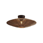 Plafonnier Iguazu jute naturel disque 55 cm E27