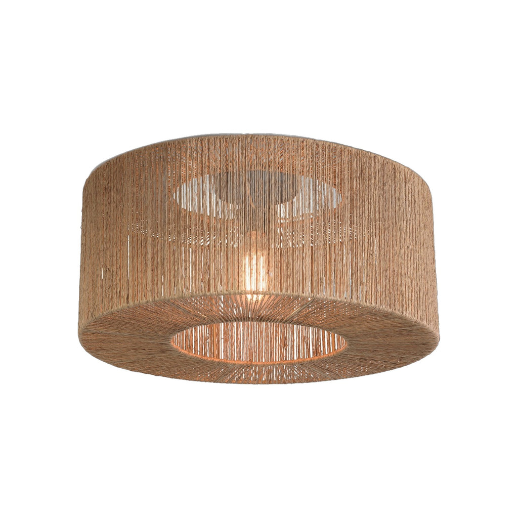 Plafonnier Iguazu jute naturel tambour 50 cm E27
