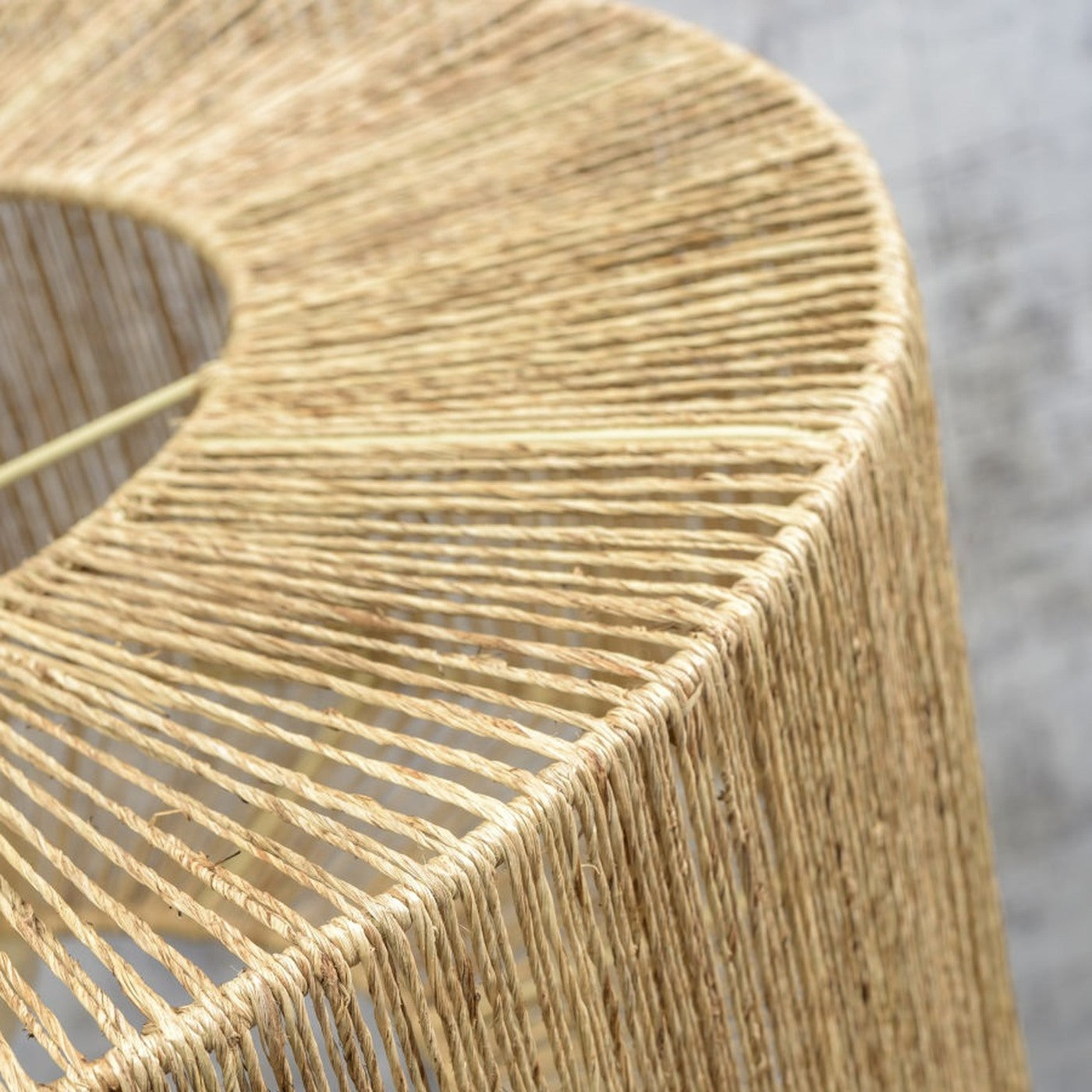 Plafonnier Iguazu jute naturel tambour 50 cm E27, vue 5