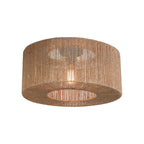 Plafonnier Iguazu jute naturel tambour 50 cm E27