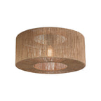 Plafonnier Iguazu jute naturel tambour 60 cm E27
