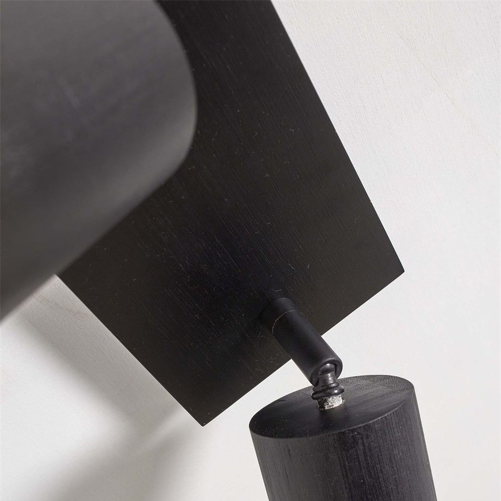 Plafonnier Java bambou noir 2 spots GU10, vue 5