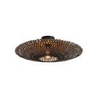 Plafonnier Kalimantan bambou naturel et noir 60 cm E27