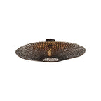 Plafonnier Kalimantan bambou naturel et noir 87 cm E27