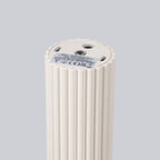 Détail des cannelures du plafonnier Karbon 20 beige