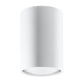 Plafonnier Lagos 10 métal blanc, cylindre en acier blanc