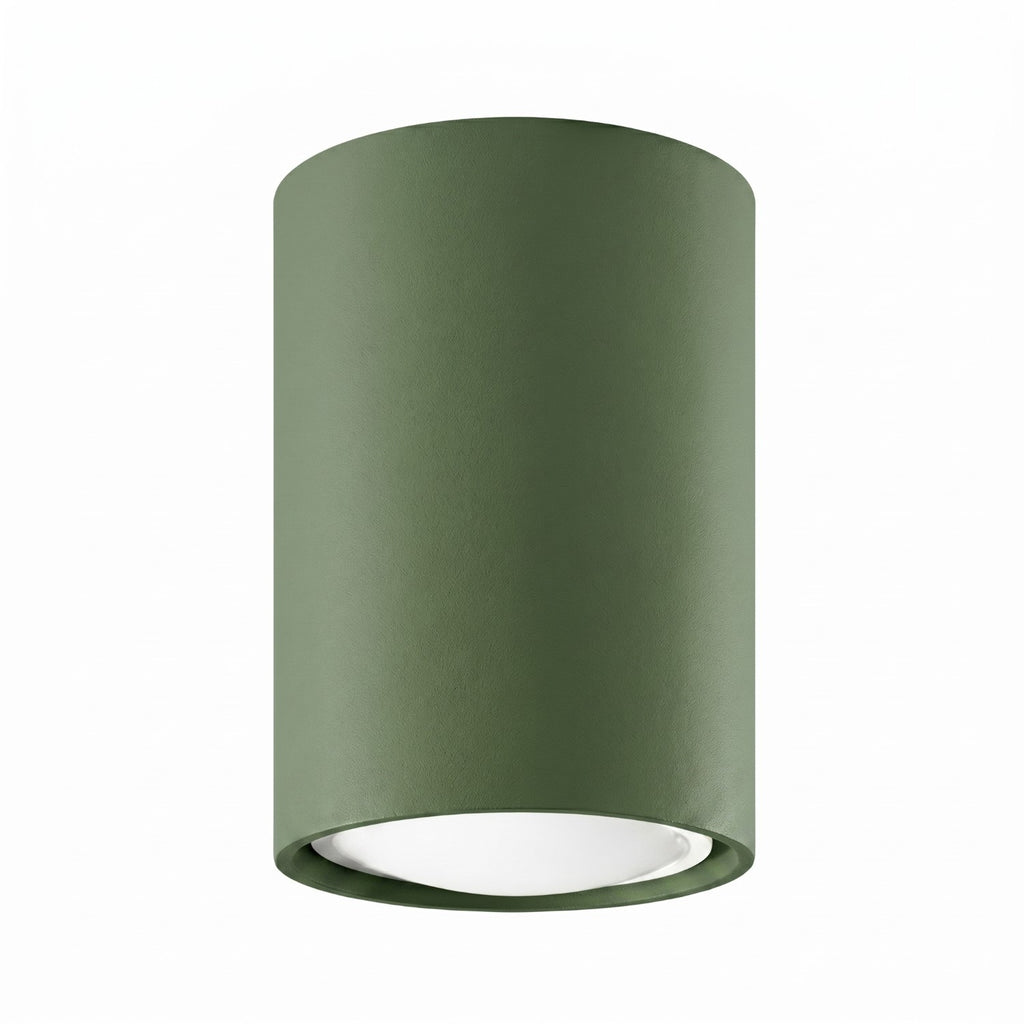 Plafonnier Lagos 10 métal vert olive GU10