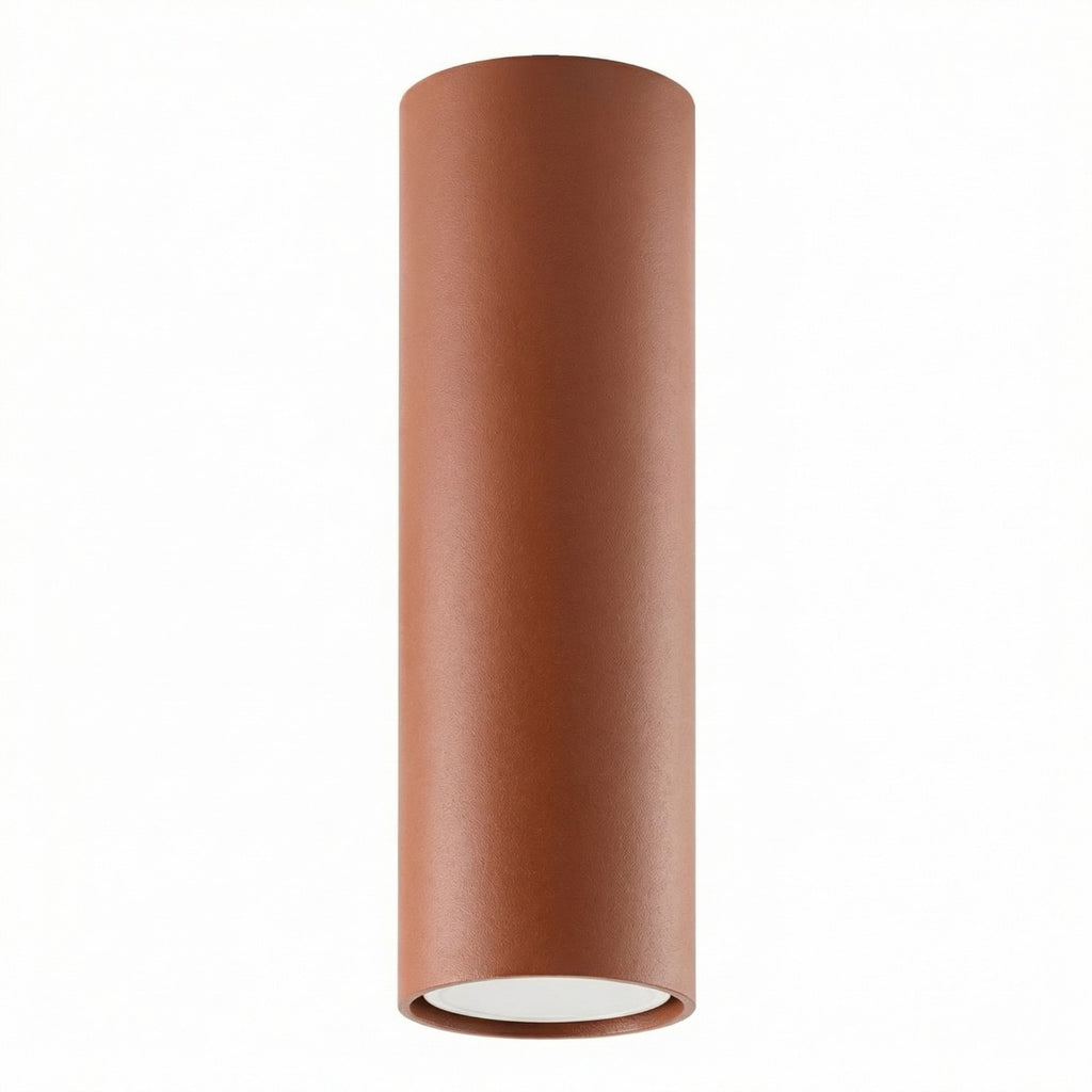Plafonnier Lagos 20 métal rouge ocre GU10