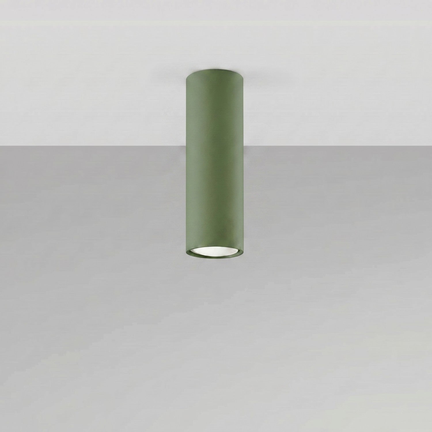 Plafonnier Lagos 20 métal vert olive GU10, vue 2