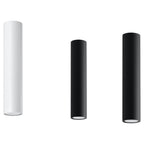 Plafonnier tube Lagos 30 disponible en blanc et noir