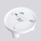 Plafonnier Lagos 3 tubes métal blanc GU10, détail