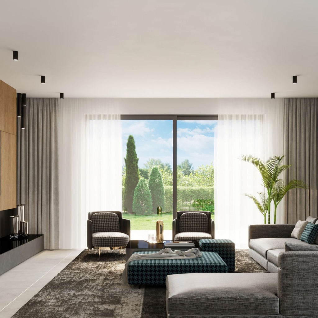 Plafonnier Lagos 40 métal noir dans un intérieur