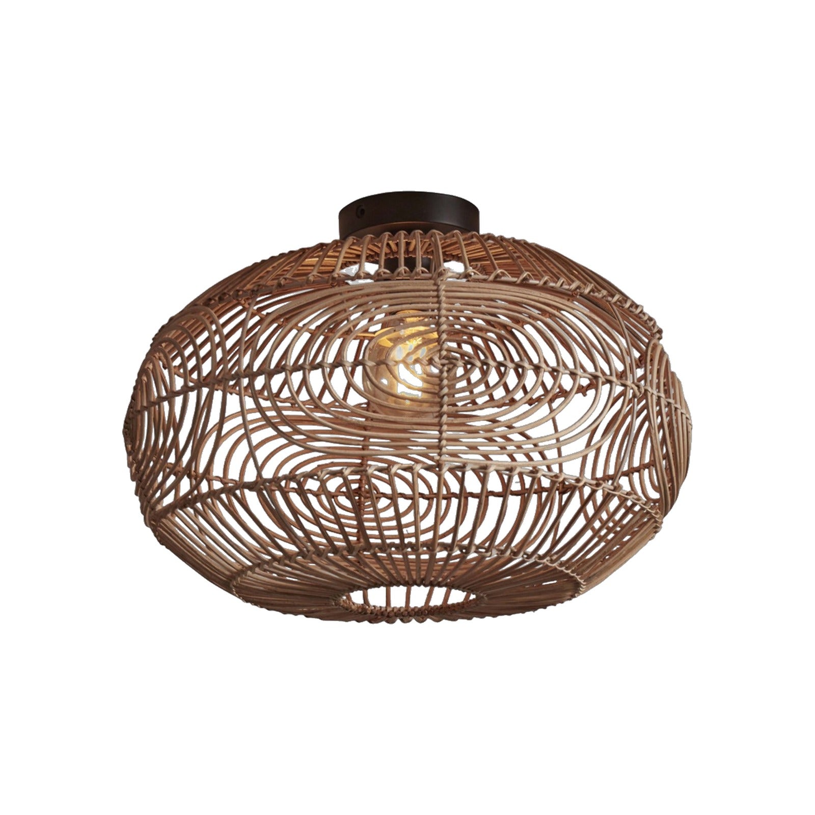 Plafonnier Madeira rotin naturel