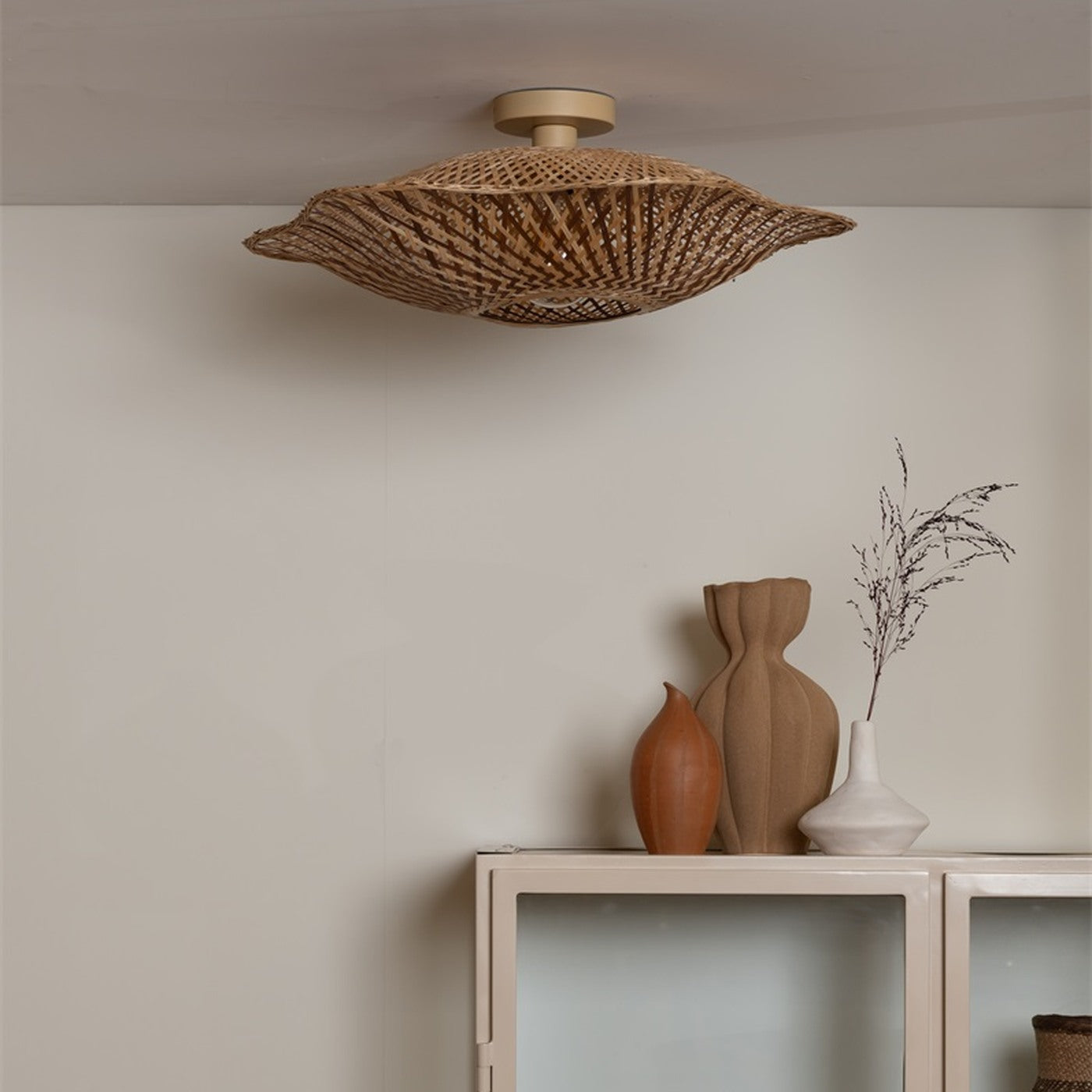 Plafonnier Madura bambou naturel 60 cm E27, vue 2