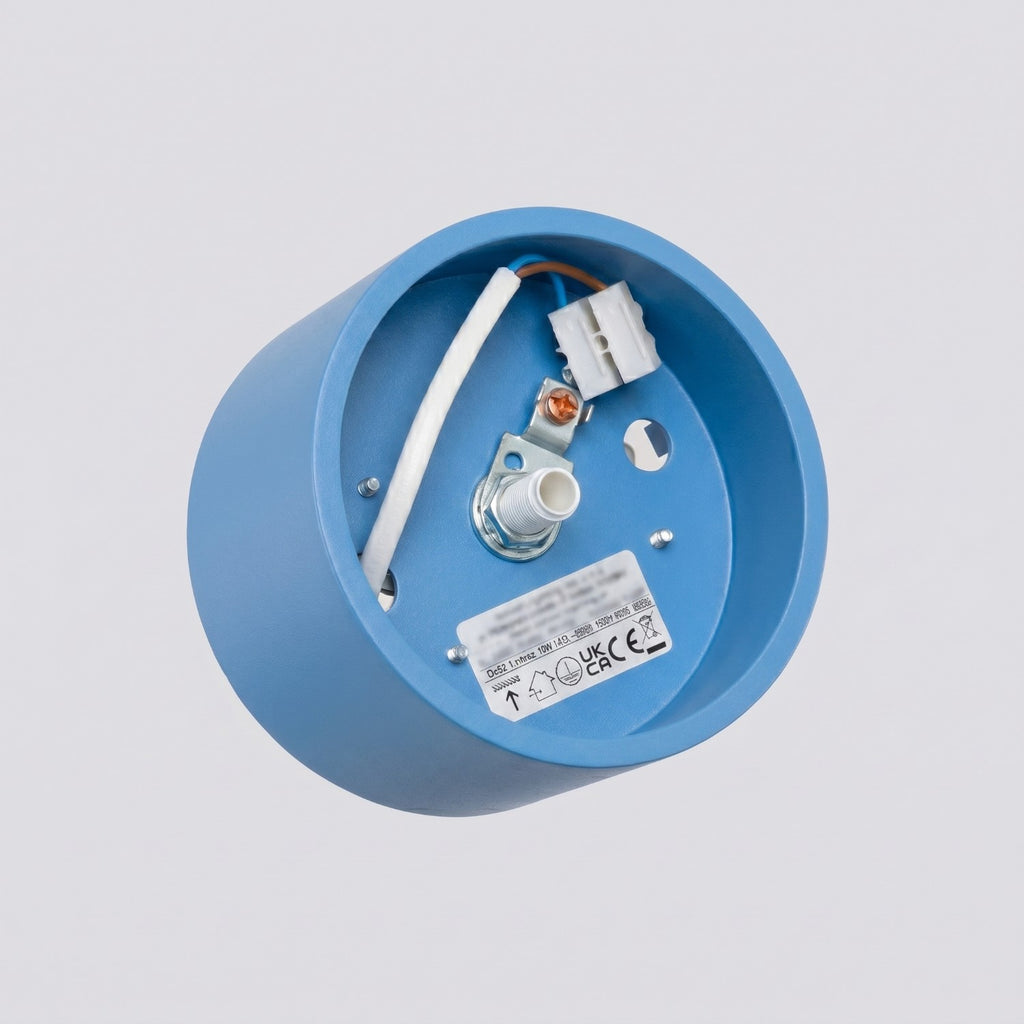 Plafonnier Modo 1 aluminium bleu azur Gx53, vue 7