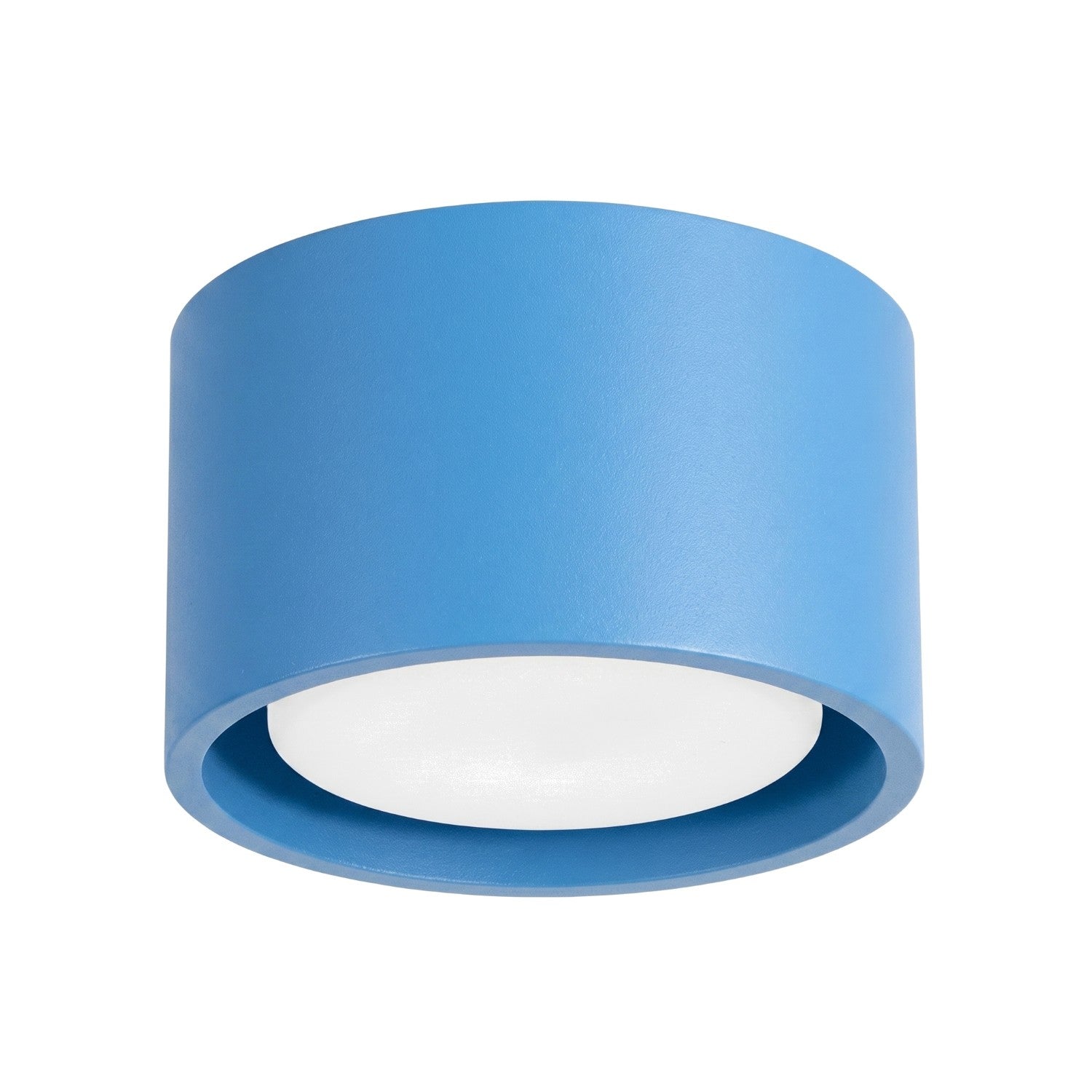 Plafonnier Modo 1 aluminium bleu azur Gx53