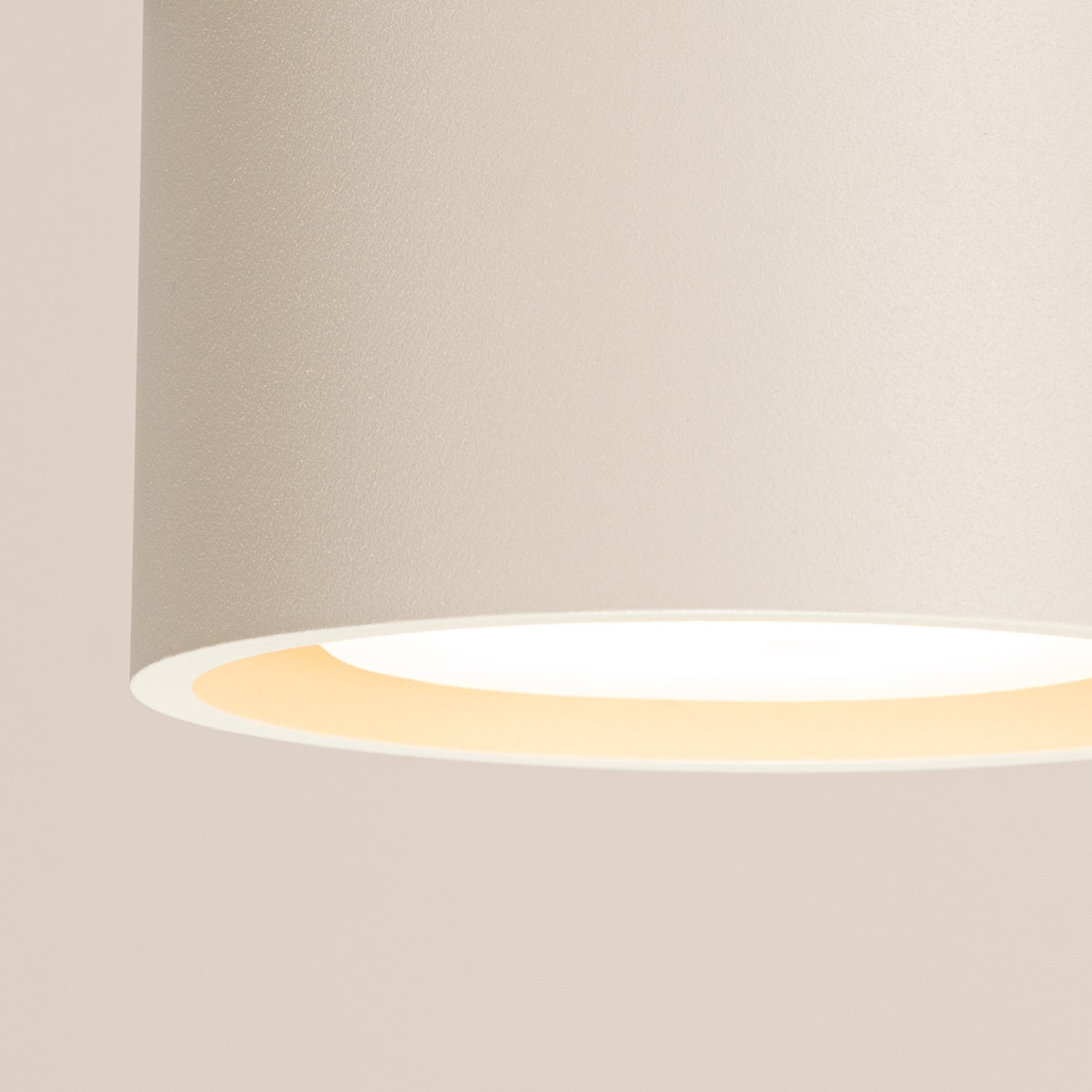 Plafonnier Modo 1 aluminium beige Gx53, vue 4