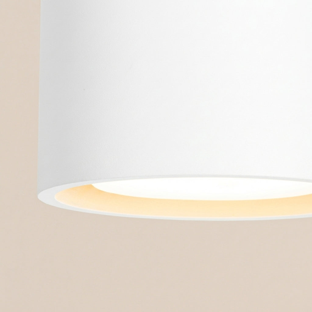 Plafonnier Modo 1 aluminium blanc Gx53, vue 4