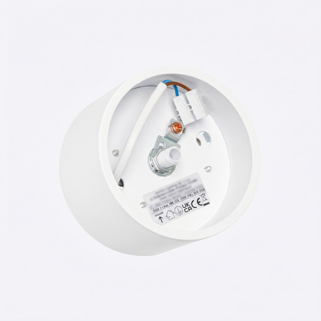 Plafonnier Modo 1 aluminium blanc Gx53, vue 7