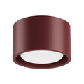 Plafonnier Modo 1 aluminium bordeaux Gx53