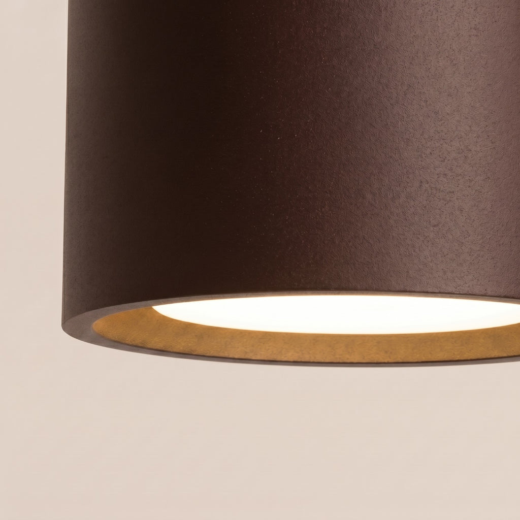 Plafonnier Modo 1 aluminium brun Gx53, vue 4