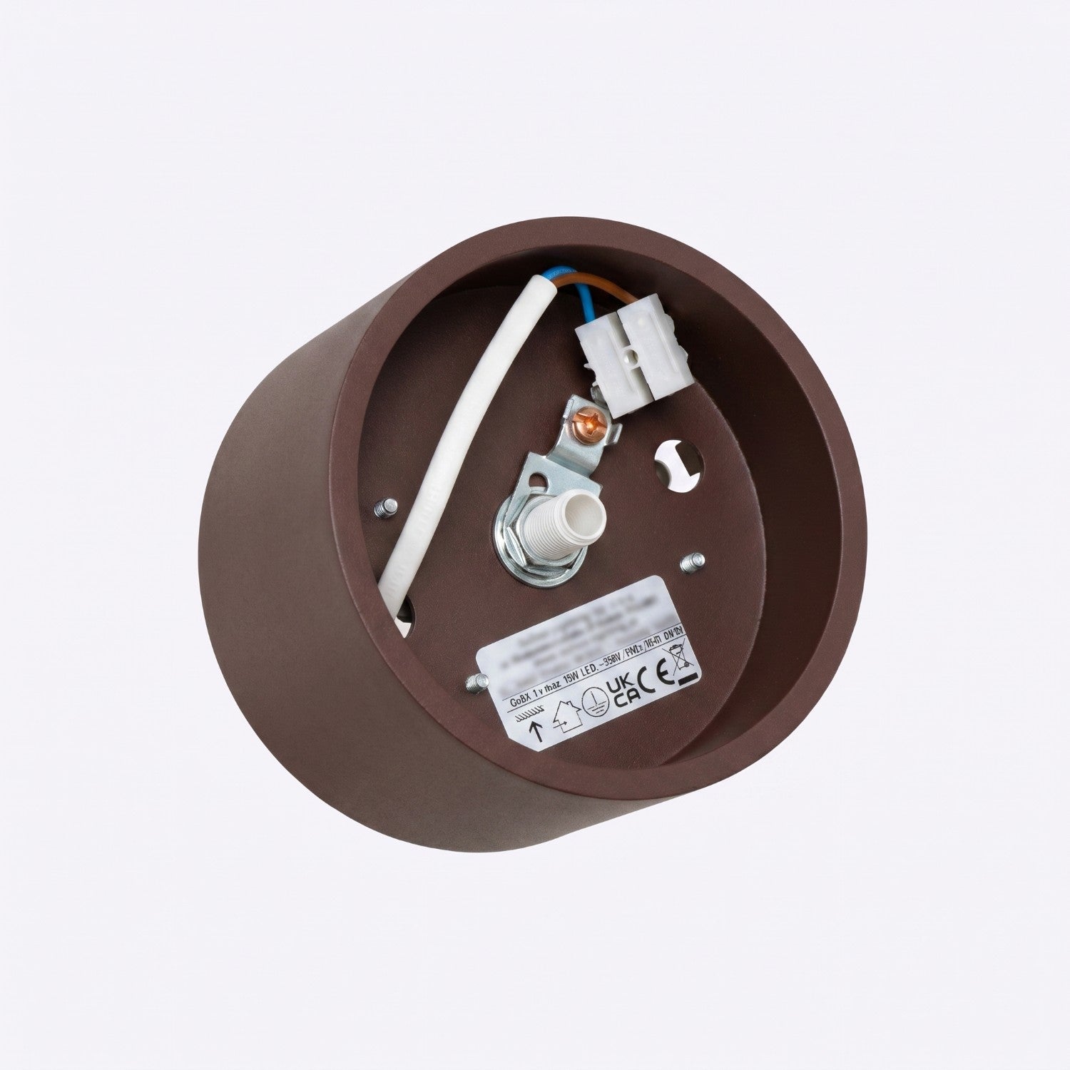Plafonnier Modo 1 aluminium brun Gx53, vue 7