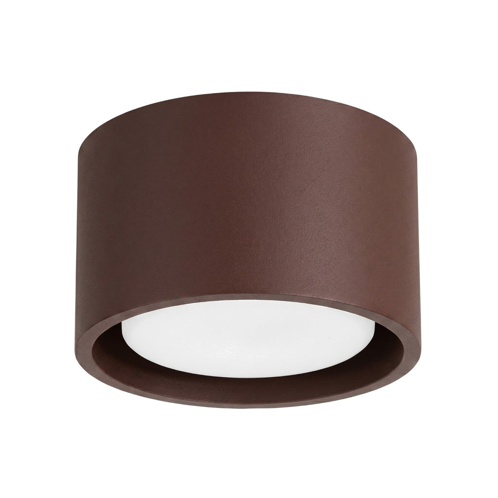 Plafonnier Modo 1 aluminium brun Gx53