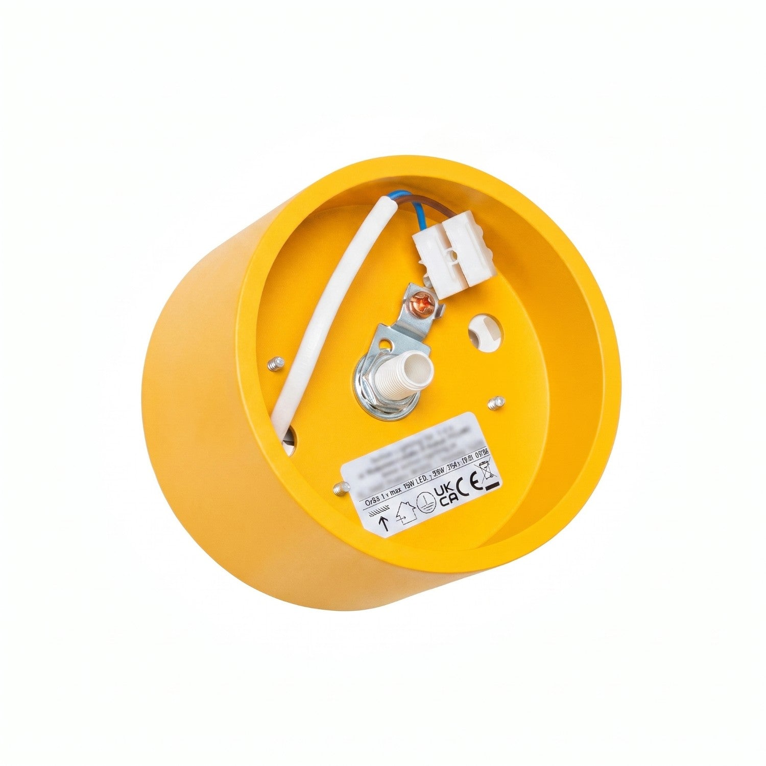 Plafonnier Modo 1 aluminium jaune Gx53, vue 7