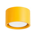 Plafonnier Modo 1 aluminium jaune Gx53
