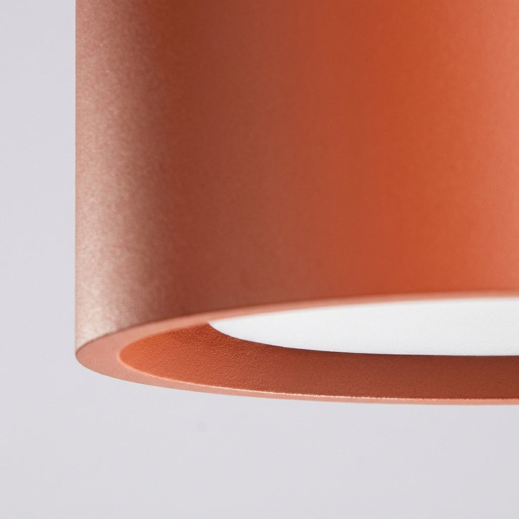 Plafonnier Modo 1 aluminium ocre rouge Gx53, vue 5