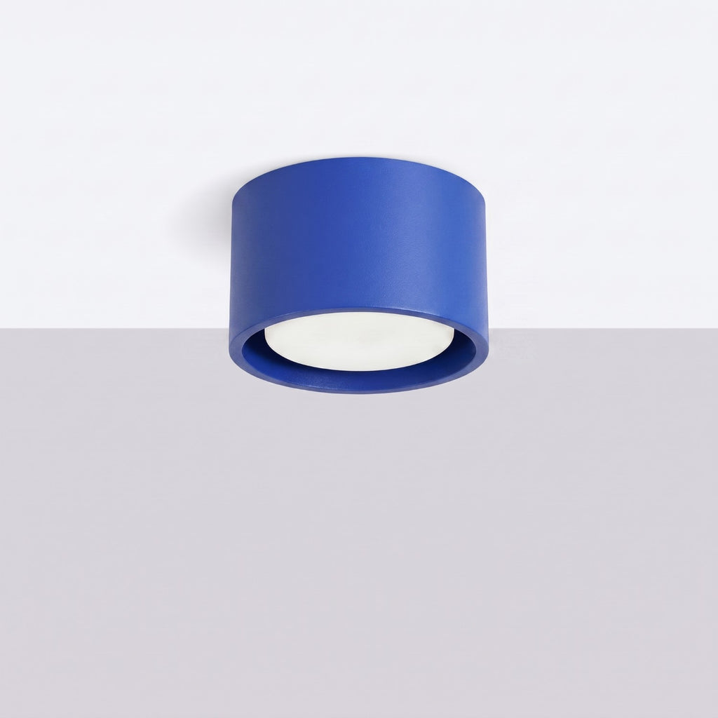 Plafonnier Modo 1 aluminium bleu outremer Gx53, vue 2