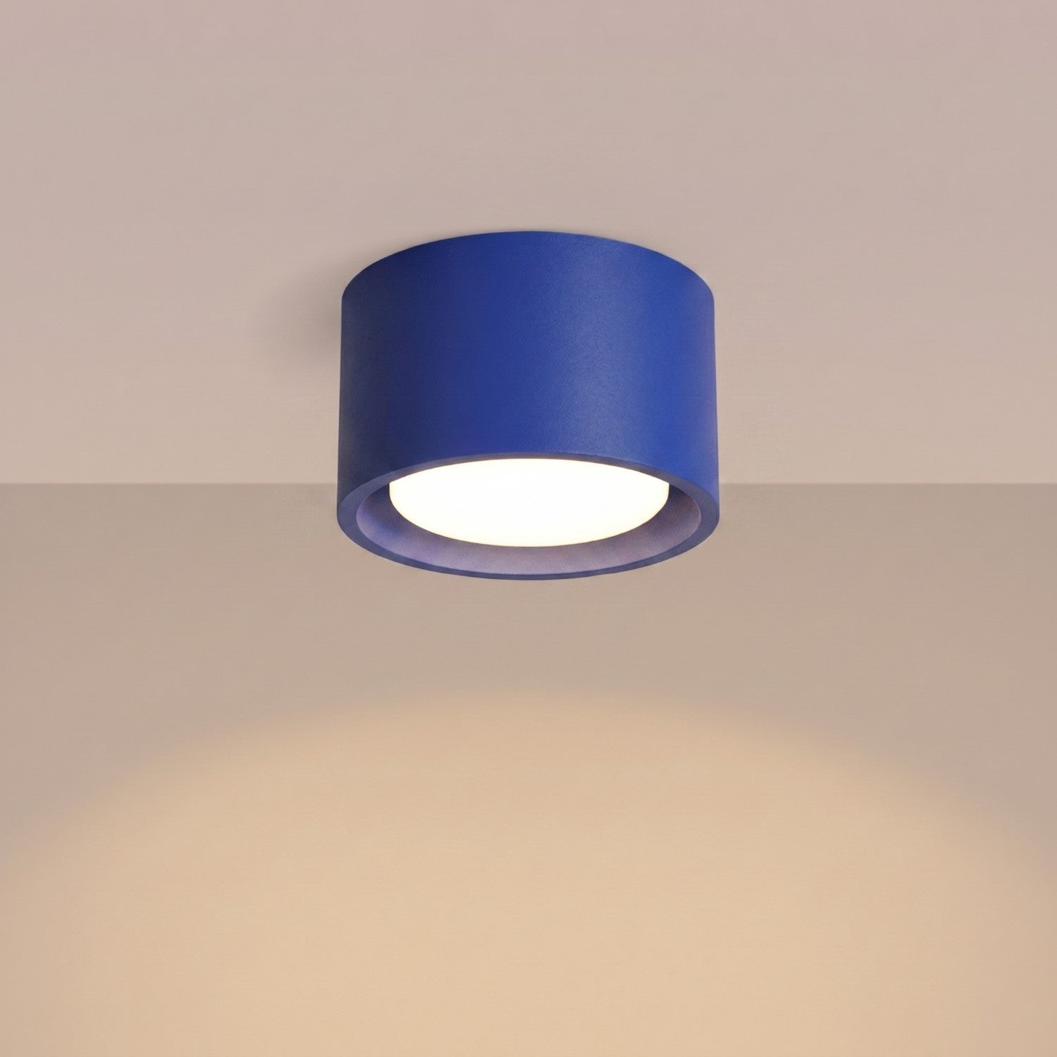 Plafonnier Modo 1 aluminium bleu outremer Gx53, vue 3