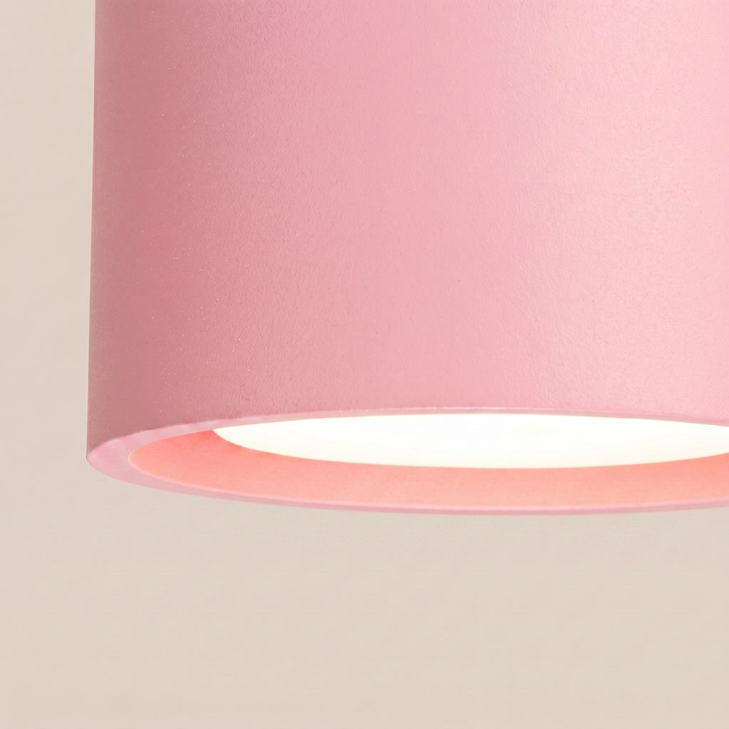 Plafonnier Modo 1 aluminium rose Gx53, vue 4