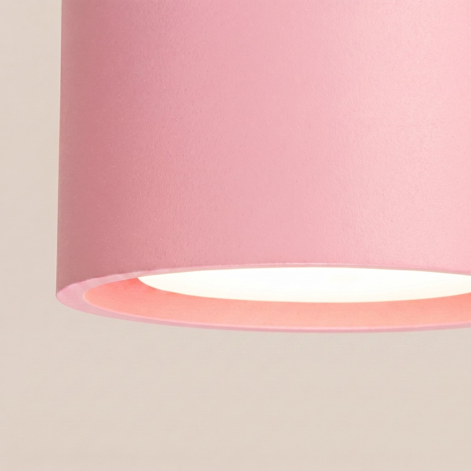 Plafonnier Modo 1 aluminium rose Gx53, vue 4