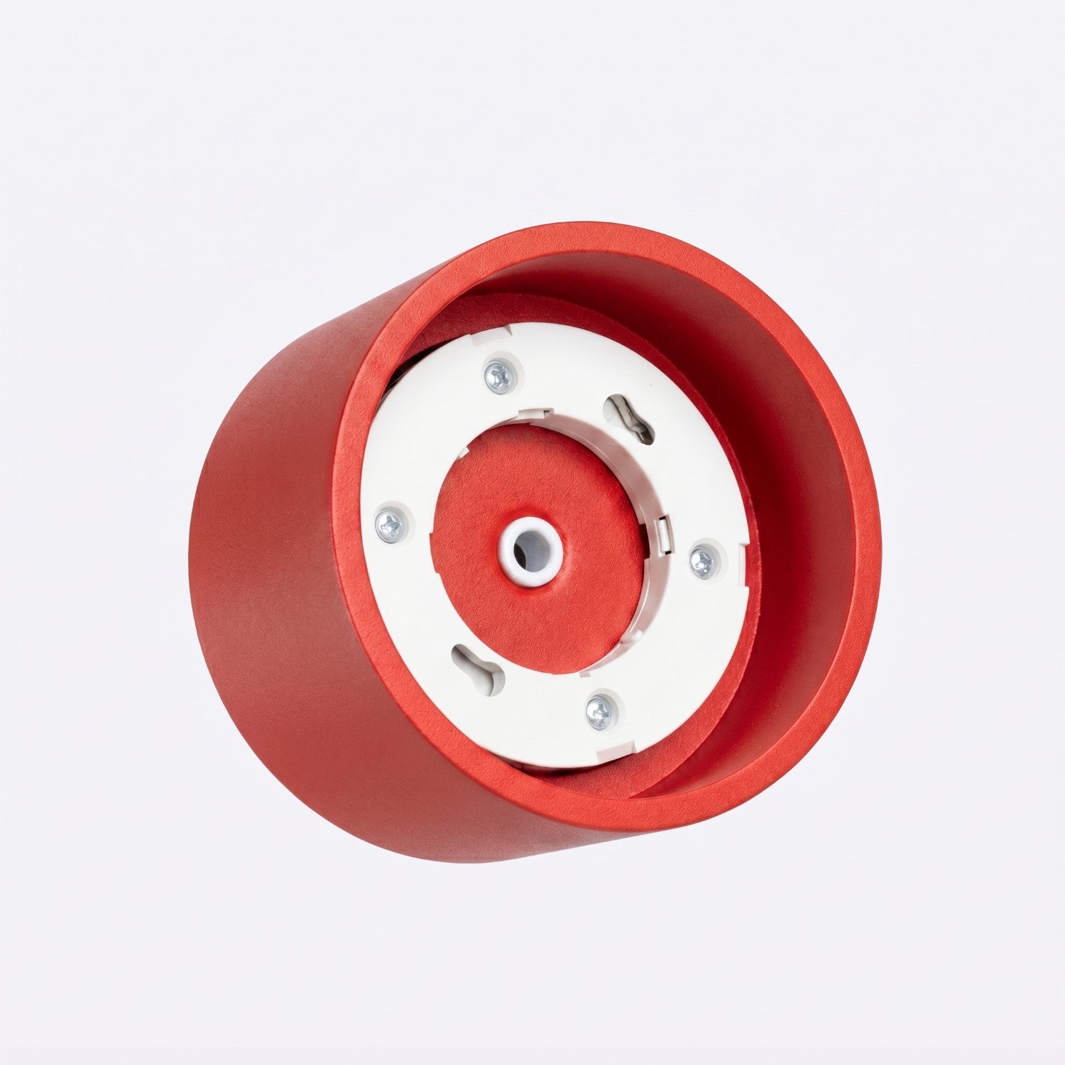 Plafonnier Modo 1 aluminium rouge Gx53, vue 6