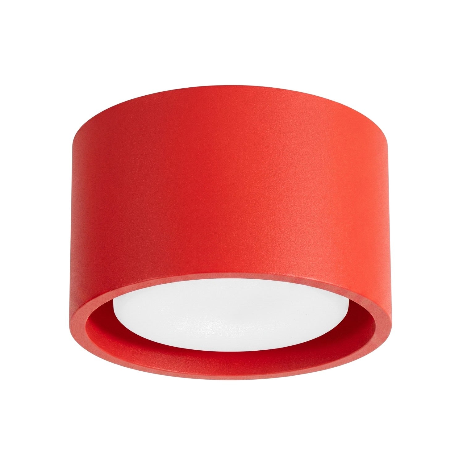 Plafonnier Modo 1 aluminium rouge Gx53