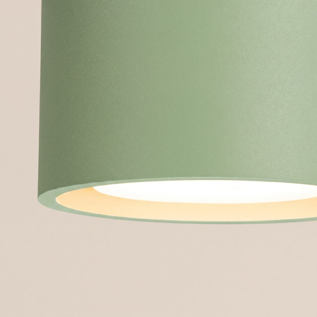 Plafonnier Modo 1 aluminium vert sauge Gx53, vue 4